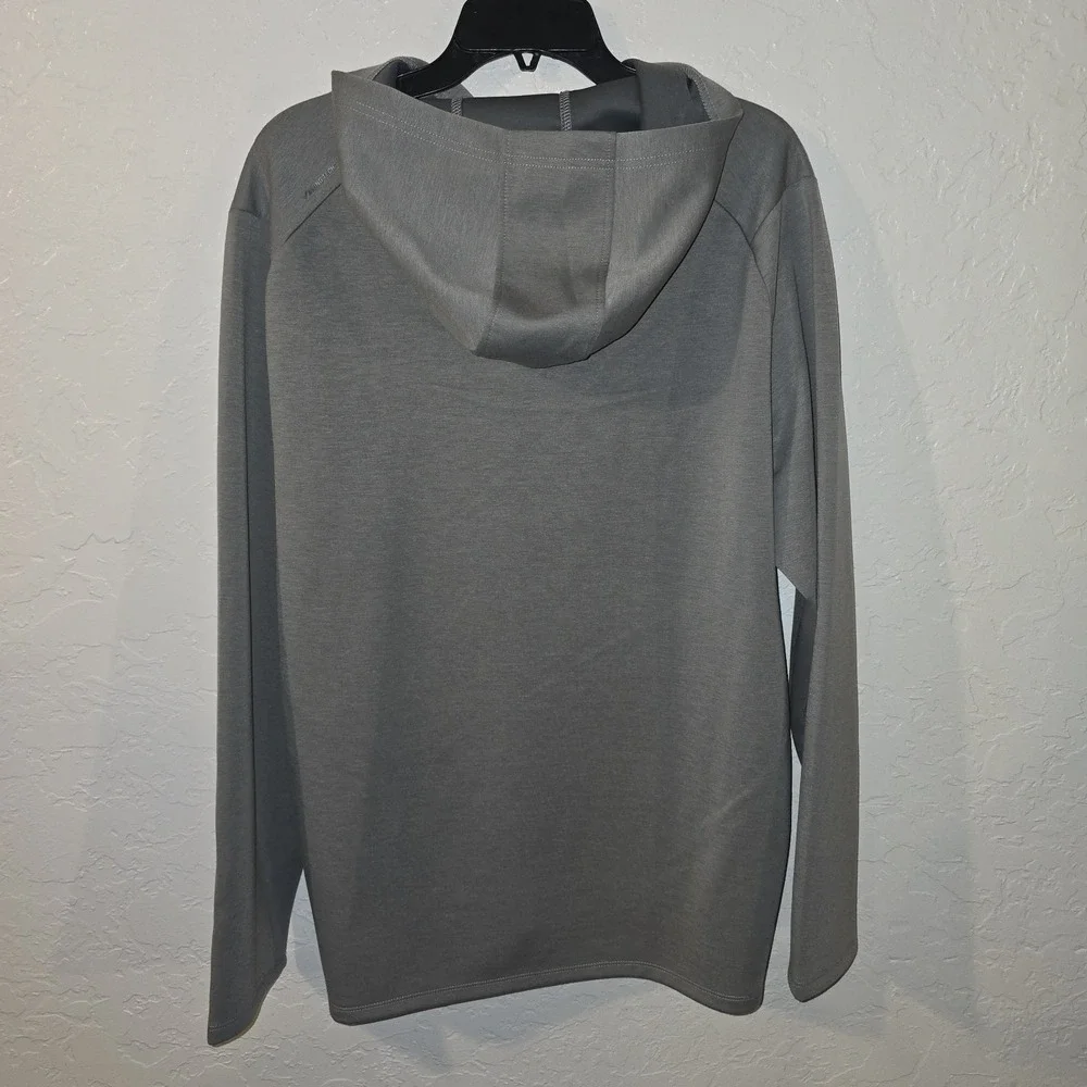 Callaway Quiet Shade HTR Swing Tech Golf Hoodie Large XL Pullover UPF 50‎ Gray